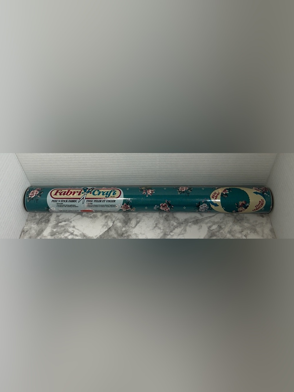 90’s Rubbermaid Fabricraft Fabric shelf liner roll